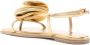 Vic Matié Gouden Bloem Platte Sandalen Yellow Dames - Thumbnail 3
