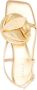 Vic Matié Gouden Bloem Platte Sandalen Yellow Dames - Thumbnail 4