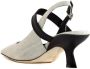 Vic Matié Grijze Denim Slingback Sandalen - Thumbnail 2