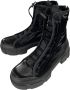 Vic Matié Silktech Tronc 101 101 Dames Platform Sneaker Laars Zwart Black Dames - Thumbnail 4
