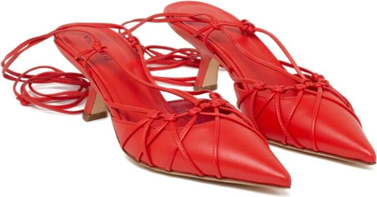 Vic Matié High Heel Sandals Red Dames