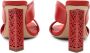 Vic Matié High Heel Sandals Red Dames - Thumbnail 3