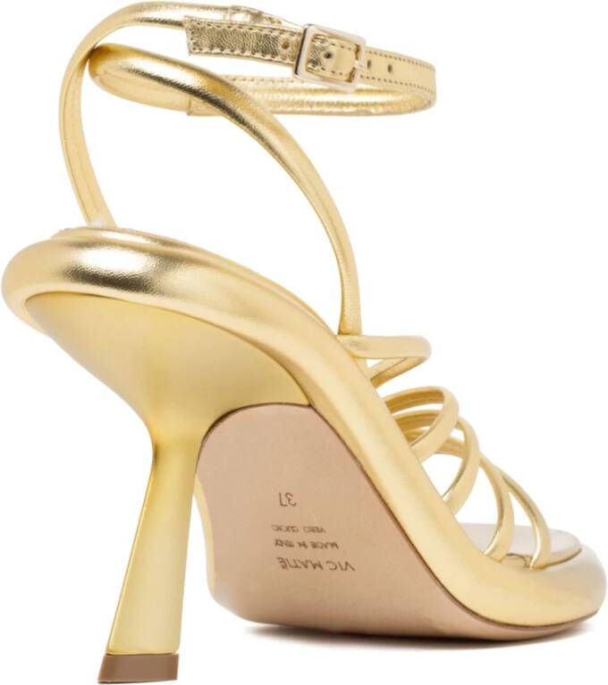 Vic Matié High Heel Sandals Yellow Dames