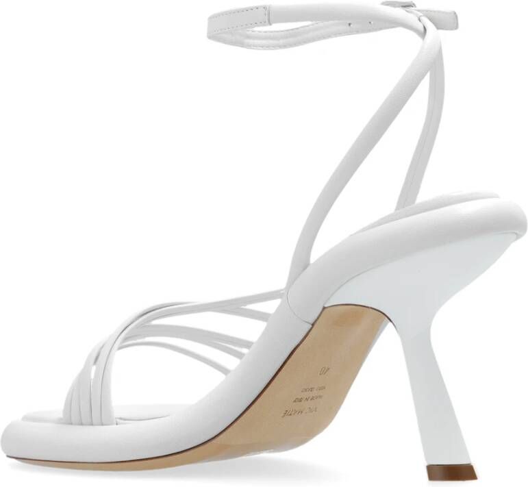 Vic Matié Hoge sandalen met hak Bonbon White Dames