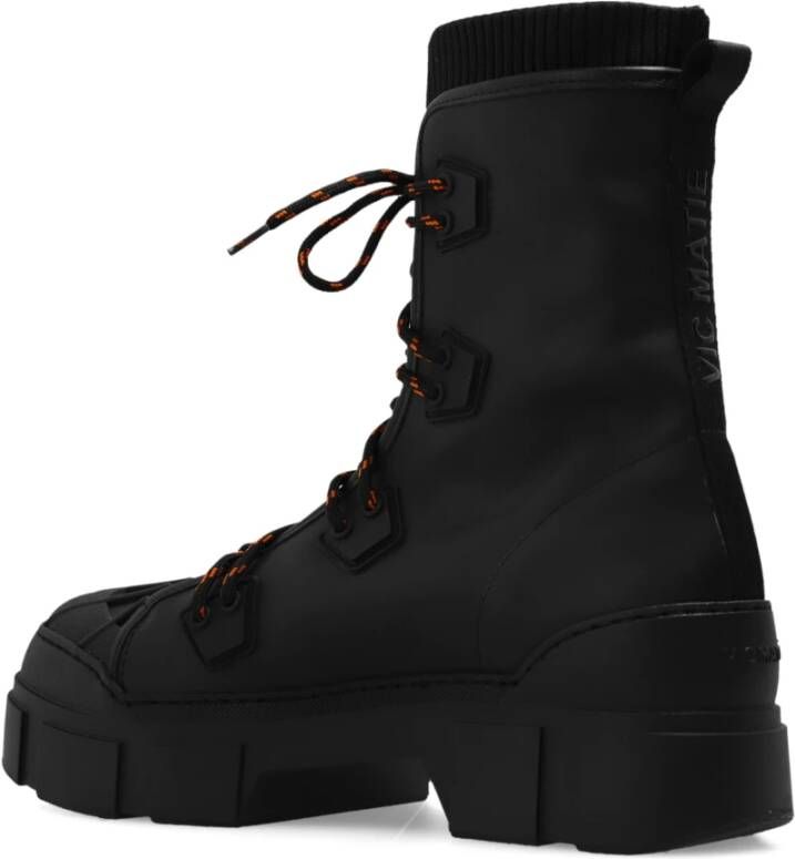 Vic Matié Leather boots Zwart Dames