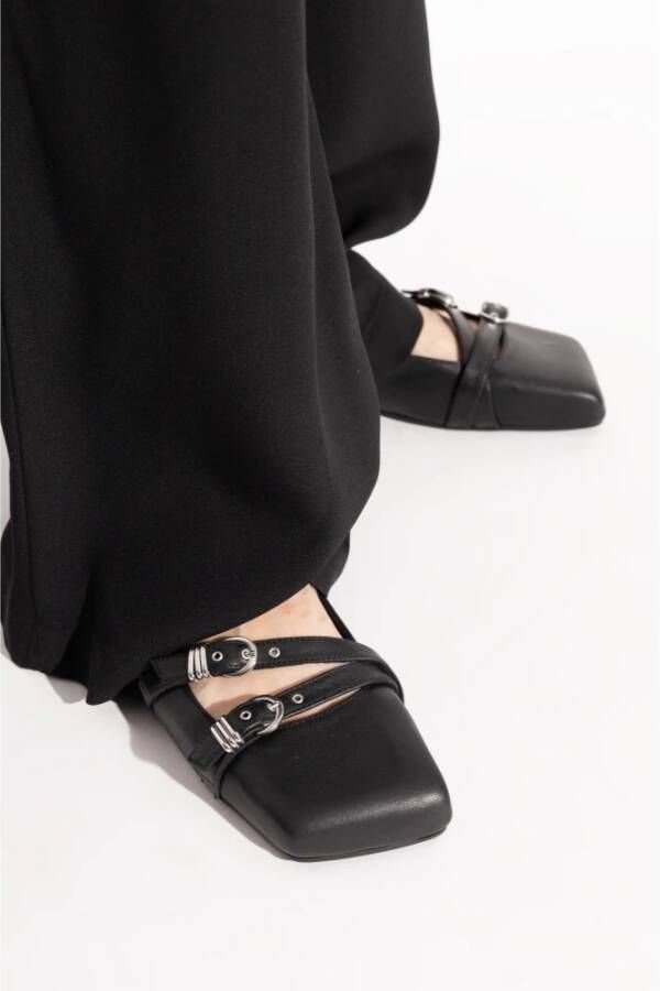 Vic Matié Leren laarzen Logic Black Dames