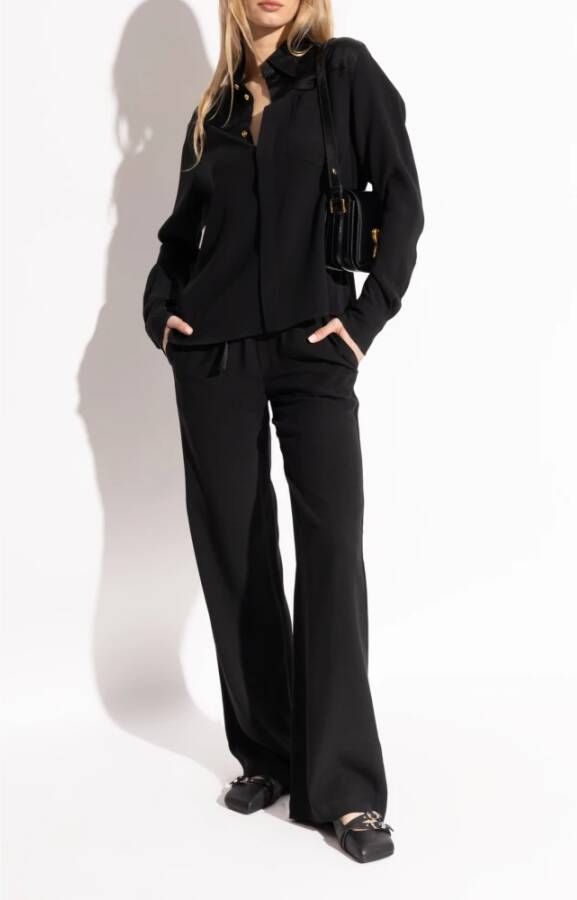 Vic Matié Leren laarzen Logic Black Dames