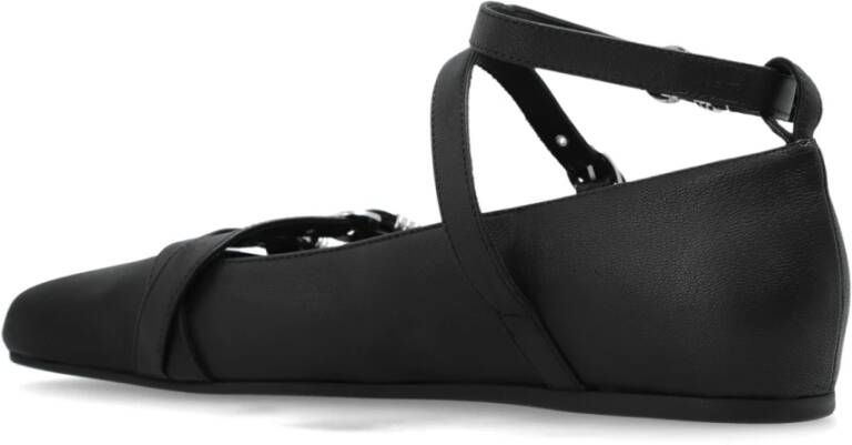 Vic Matié Leren laarzen Logic Black Dames
