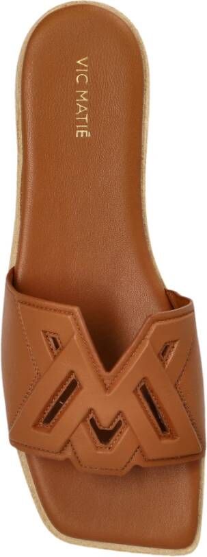 Vic Matié Leren Slippers