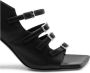 Vic Matié Ming Open Sandal Buckles Zwart - Thumbnail 2