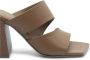 Vic Matié Ming Open Slipper Leer - Thumbnail 2