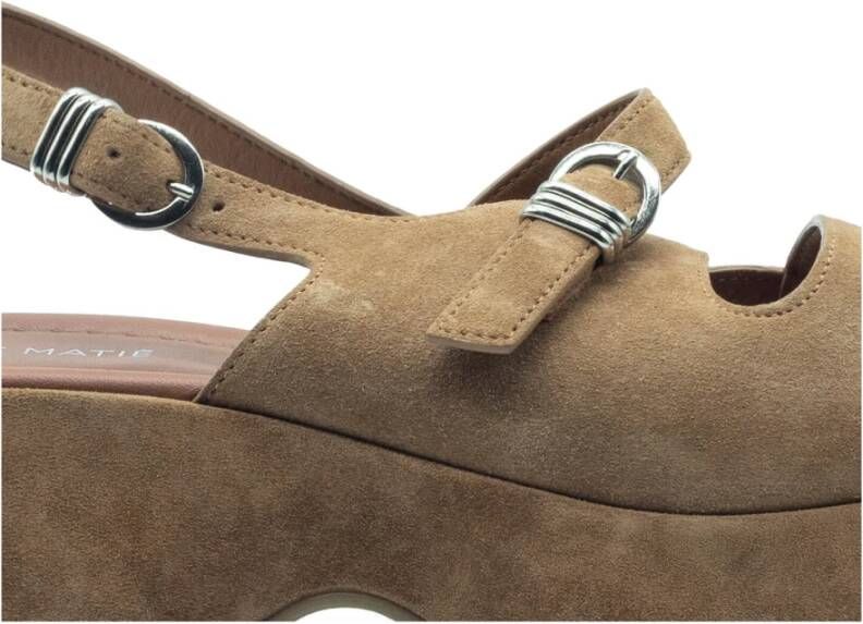 Vic Matié Mini Yoko sandaal Leer Brown Dames