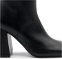 Vic Matié Minimalistische enkellaars Ming in zwart Black Dames - Thumbnail 7
