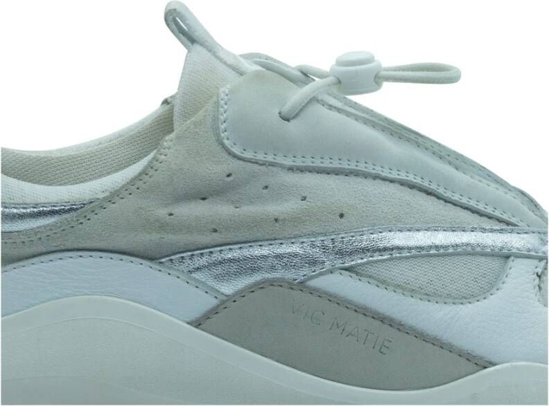 Vic Matié Ondina sneakers Wit Ice Zilver