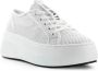 Vic Matié Witte Casual Gesloten Platte Sneakers White Dames - Thumbnail 5