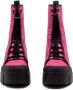 Vic Matié Roccia Roze Zwarte Enkellaarzen Pink Dames - Thumbnail 2