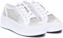 Vic Matié Witte Casual Gesloten Platte Sneakers White Dames - Thumbnail 3