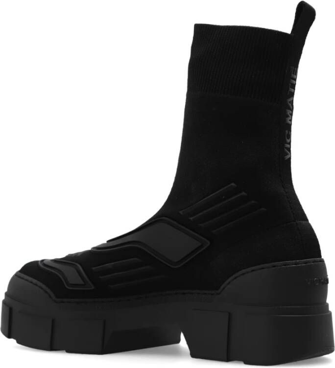 Vic Matié Sock ankle boots Zwart Dames