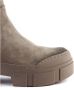 Vic Matié Taupe Stretch Suède Enkellaarzen - Thumbnail 2