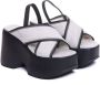 Vic Matié Witte Slingback Crossover Strap Sandalen Multicolor Dames - Thumbnail 2