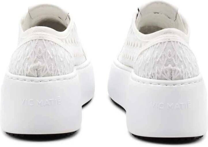 Vic Matié Witte Sneakers White Dames