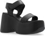 Vic Matié Yoko platform sandalen Black Dames - Thumbnail 4