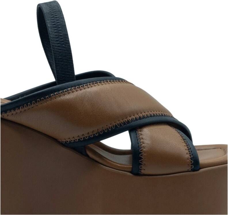 Vic Matié Yoko slipper Leer zwart