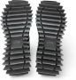 Vic Matié Zilver-Zwarte Dames Sneaker Trendy Stijl - Thumbnail 2