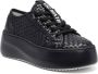 Vic Matié Zwarte Casual Gesloten Platte Sneakers Black Dames - Thumbnail 2