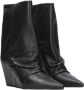 Vic Matié Zwarte Enkellaarsjes Cocoon Stijl Black Dames - Thumbnail 2