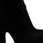 Vic Matié Elegante Suède Enkellaarzen Black Dames - Thumbnail 7