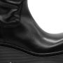 Vic Matié Zwarte Gestreepte Laars Black Dames - Thumbnail 5