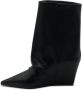 Vic Matié Zwarte Enkellaarsjes Cocoon Stijl Black Dames - Thumbnail 10
