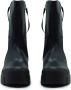 Vic Matié Leren platform enkellaarzen Black Dames - Thumbnail 8