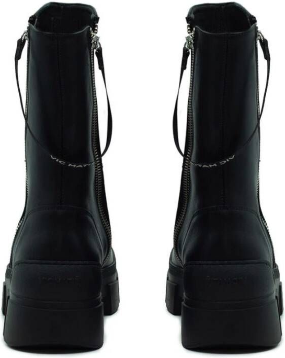 Vic Matié Zwarte Roccia Enkellaars Black Dames