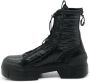 Vic Matié Casual Zwarte Enkellaarzen Black Dames - Thumbnail 2