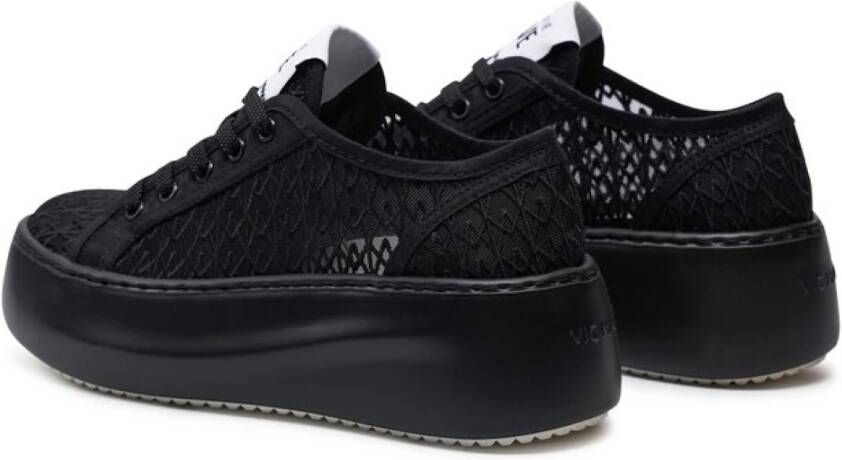 Vic Matié Zwarte Sneakers Stijlvol Black Dames