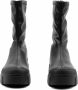 Vic Matié Zwarte Stretch Faux Leren Laars Black Dames - Thumbnail 2