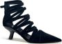 Vic Matié Zwarte Synthetische Lakleren Bootie Black Dames - Thumbnail 4