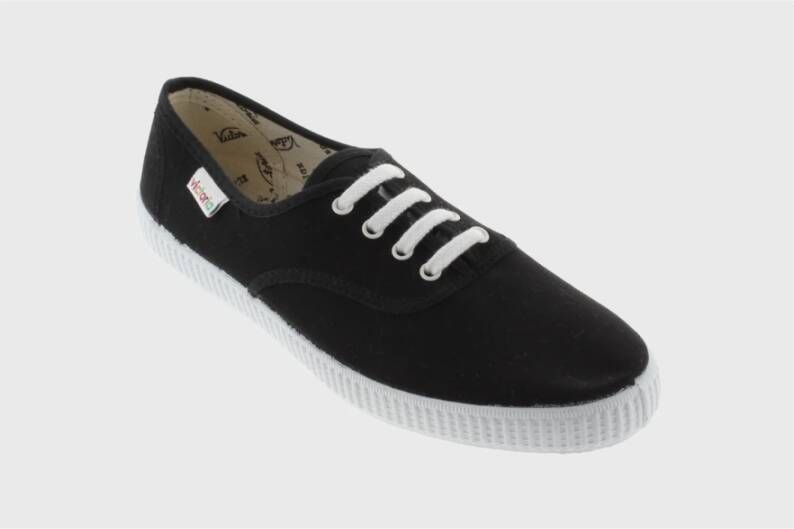 Victoria 1915 Canvas Sneakers Zwart Dames