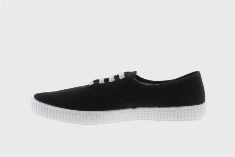 Victoria 1915 Canvas Sneakers Zwart Dames