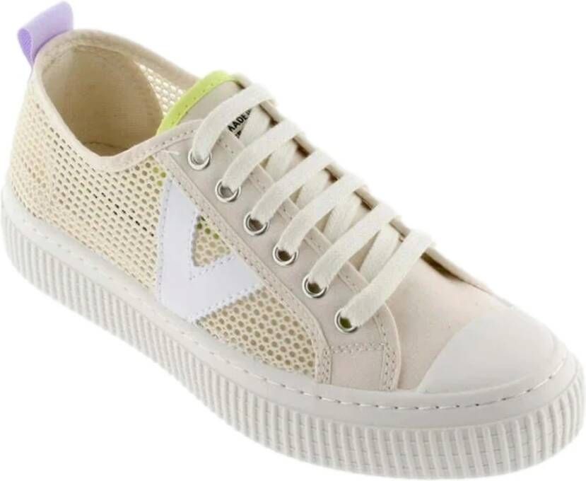 Victoria 1915 Re-Edit Basket Rejilla Sneakers Beige Dames