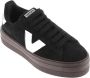 Victoria Barcelona Deportivo Serraje Sneakers Black Dames - Thumbnail 4