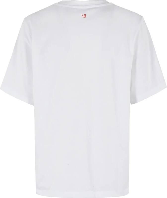 Victoria Beckham Stijlvol T-shirt met Slogan