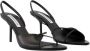 Victoria Beckham Zwarte Leren Naked Sandalen - Thumbnail 2