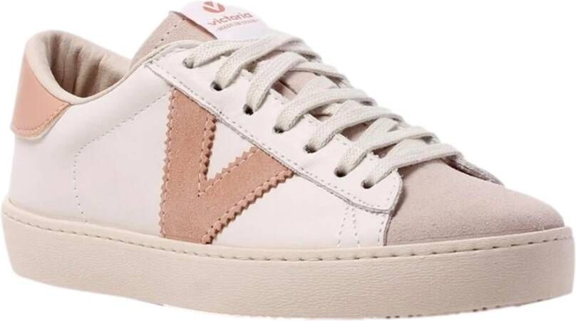 Victoria Berlin Piel & Serraje Sneakers White Dames