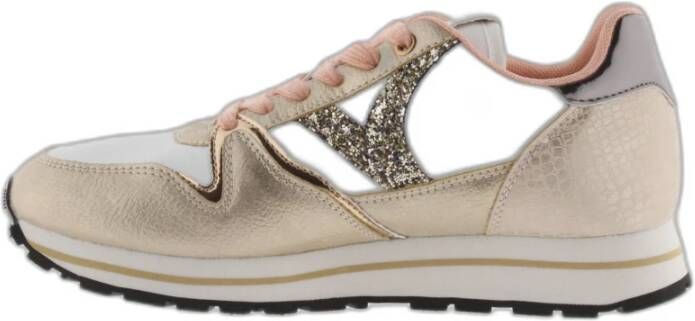 Victoria Dames sportschoenen multi-matériaux Beige Dames