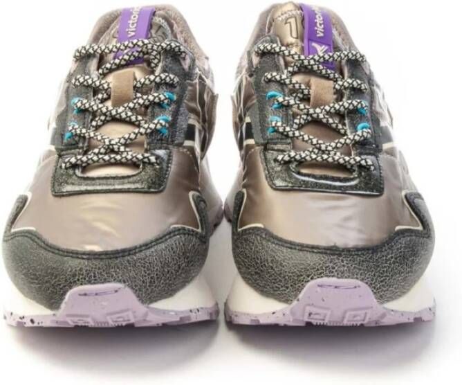 Victoria Gekraakt leren Sport Chic Sneakers Multicolor Dames