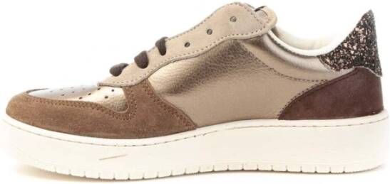 Victoria Glitter Madrid Sneakers voor vrouwen Brown Dames