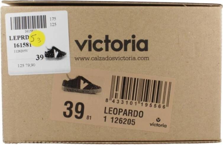 Victoria Luipaardprint Sneakers